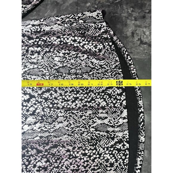 Michael Kors Python Print Shine Top Blouse Size Large City Holiday Career - Picture 7 of 10